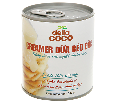 Creamer dừa béo đặc Delta Coco lon 300g