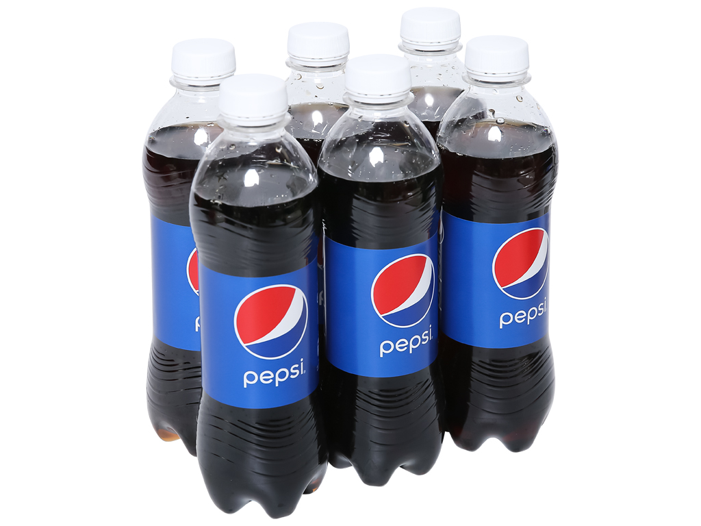 6 chai nước ngọt Pepsi Cola 390ml